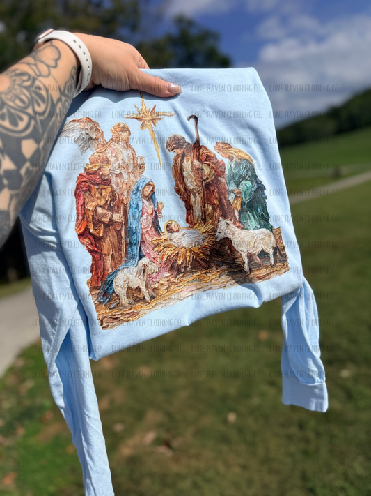 Jesus scene long sleeve