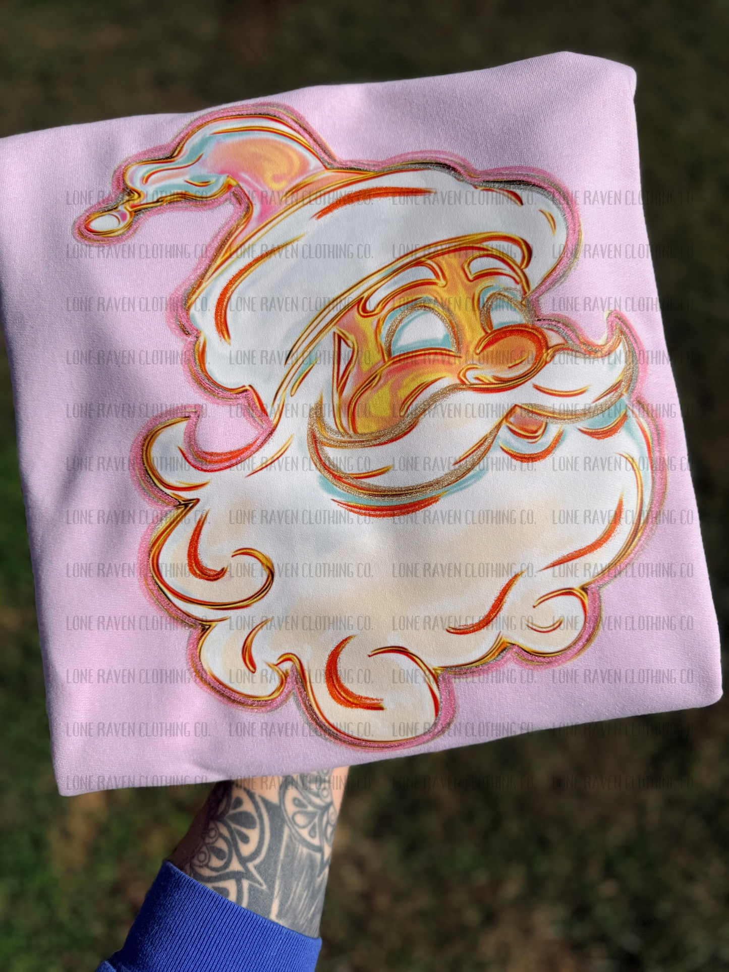 Watercolor Santa