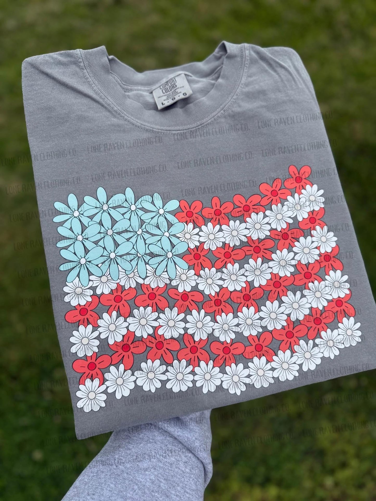 Floral flag