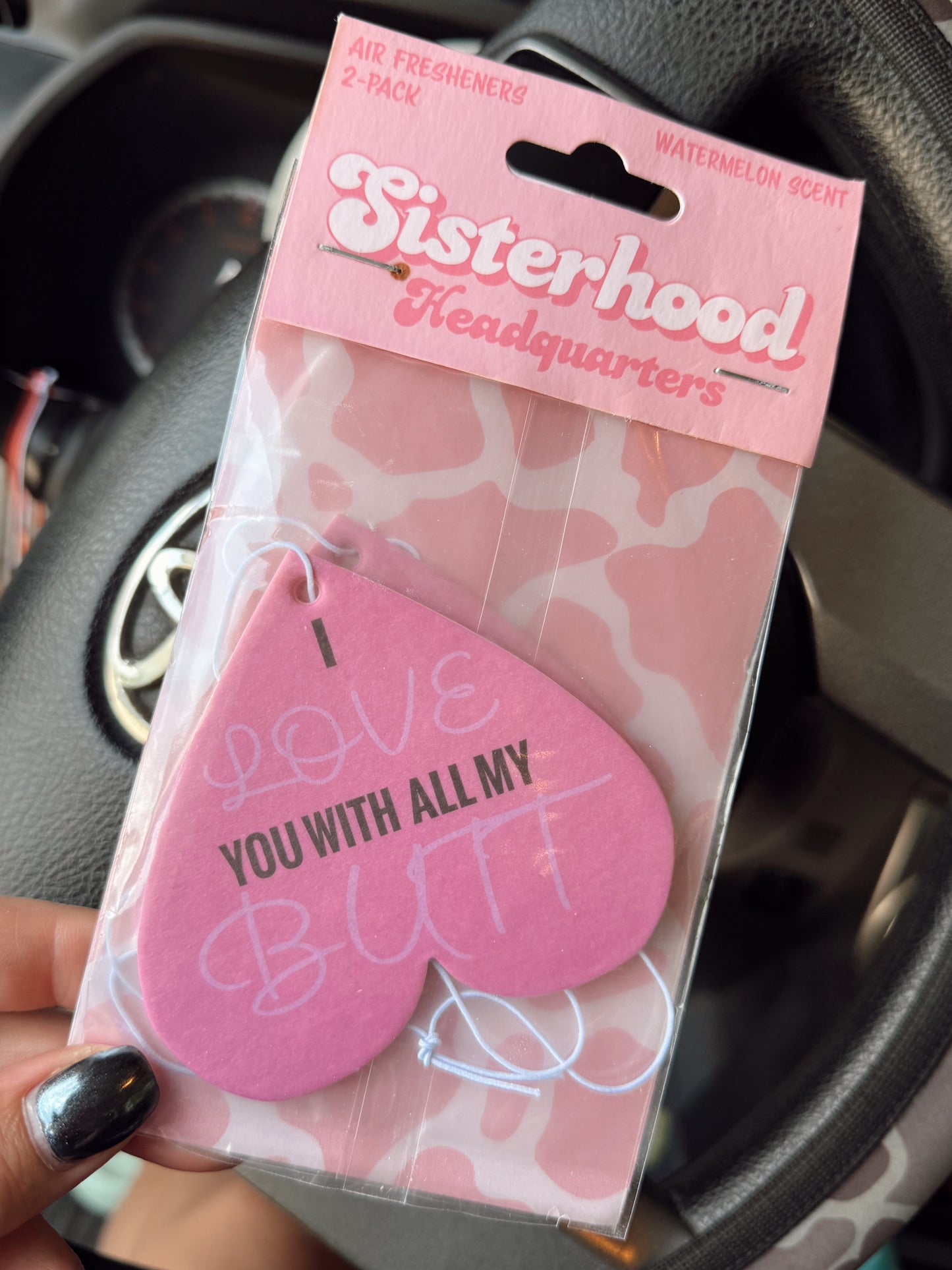 Watermelon car freshie