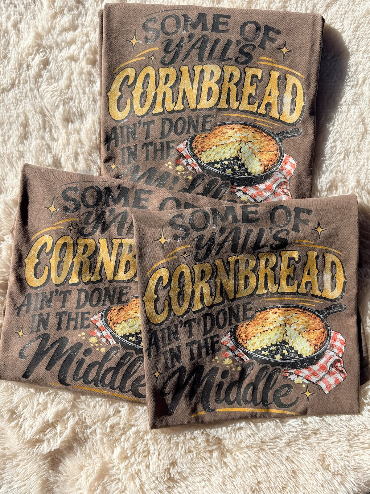 Cornbread ain’t done in the middle