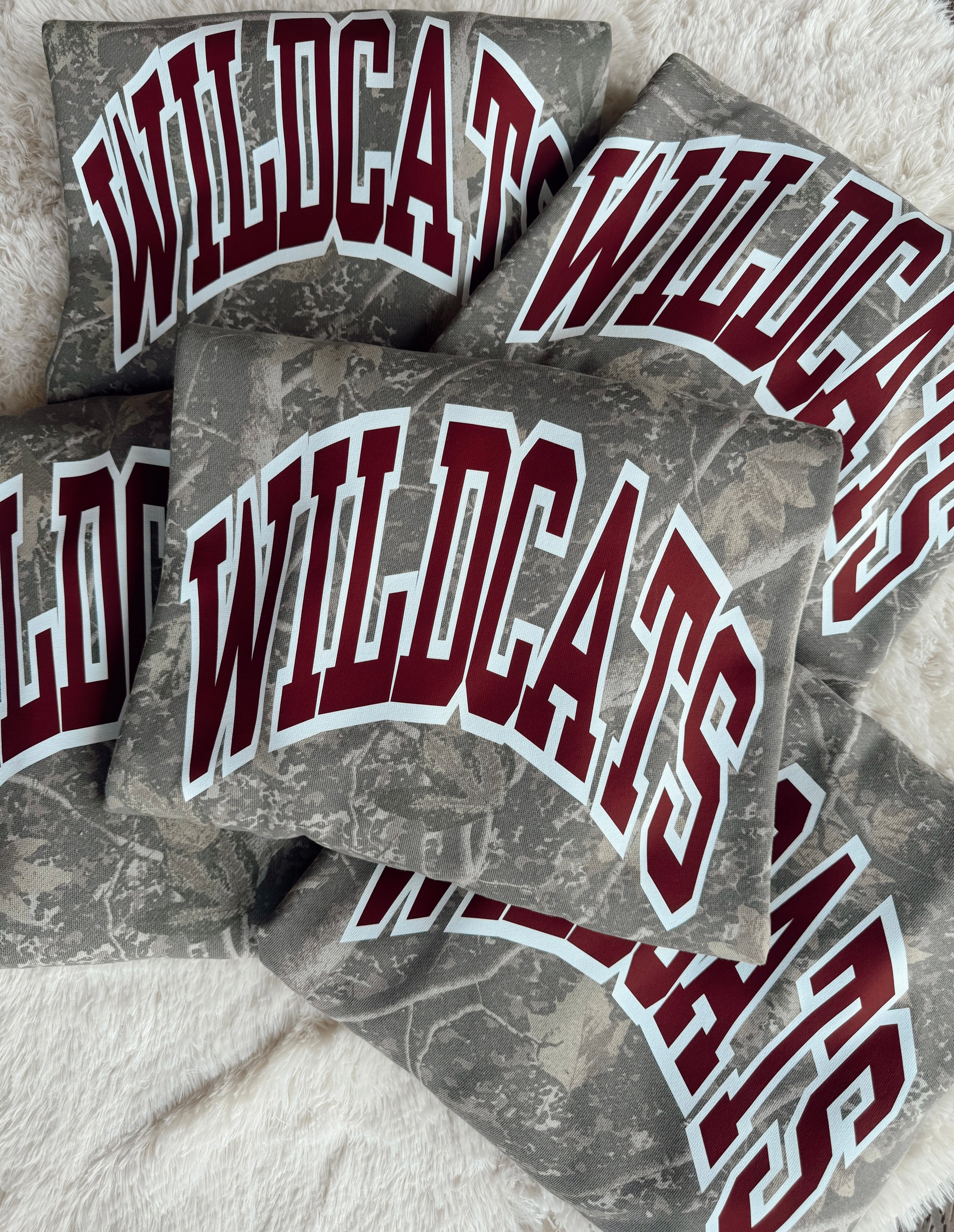 Camo sweatshirt wildcats