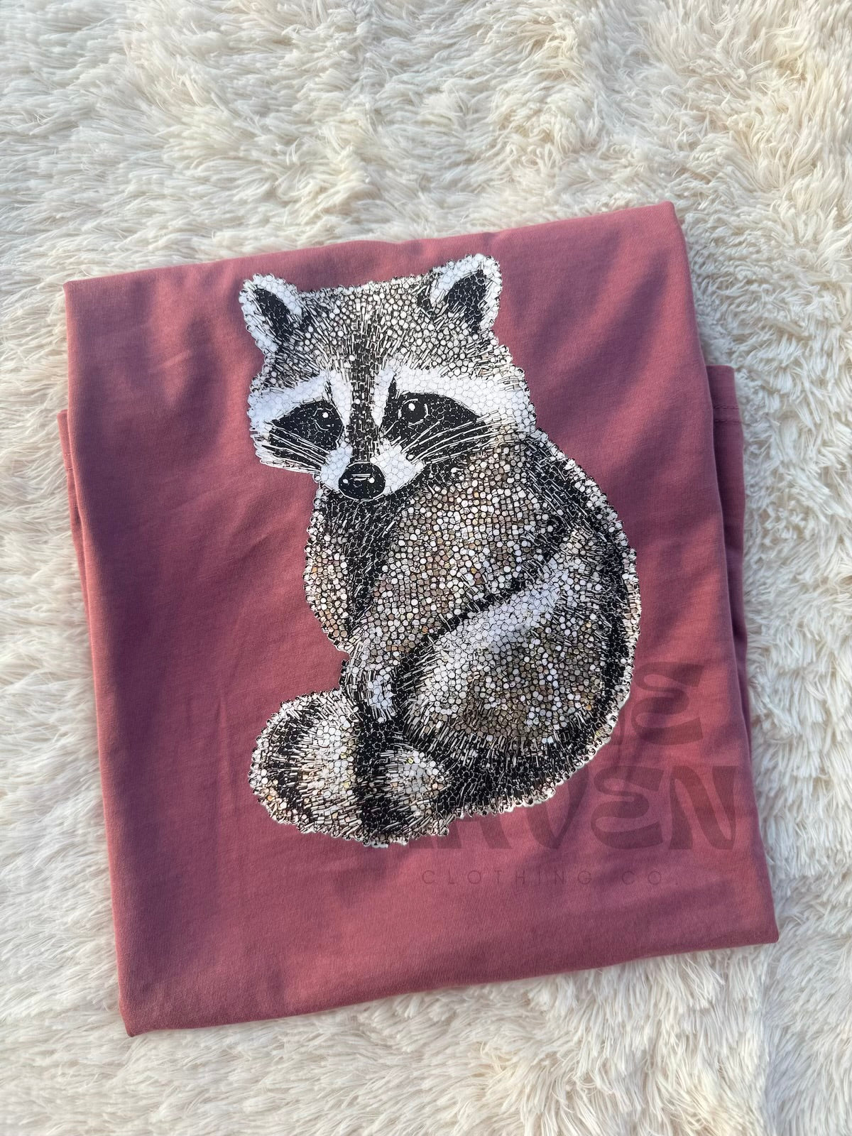 Faux rhinestone coon