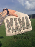 Distressed camo mama