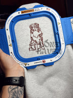 Simple dog embroidery
