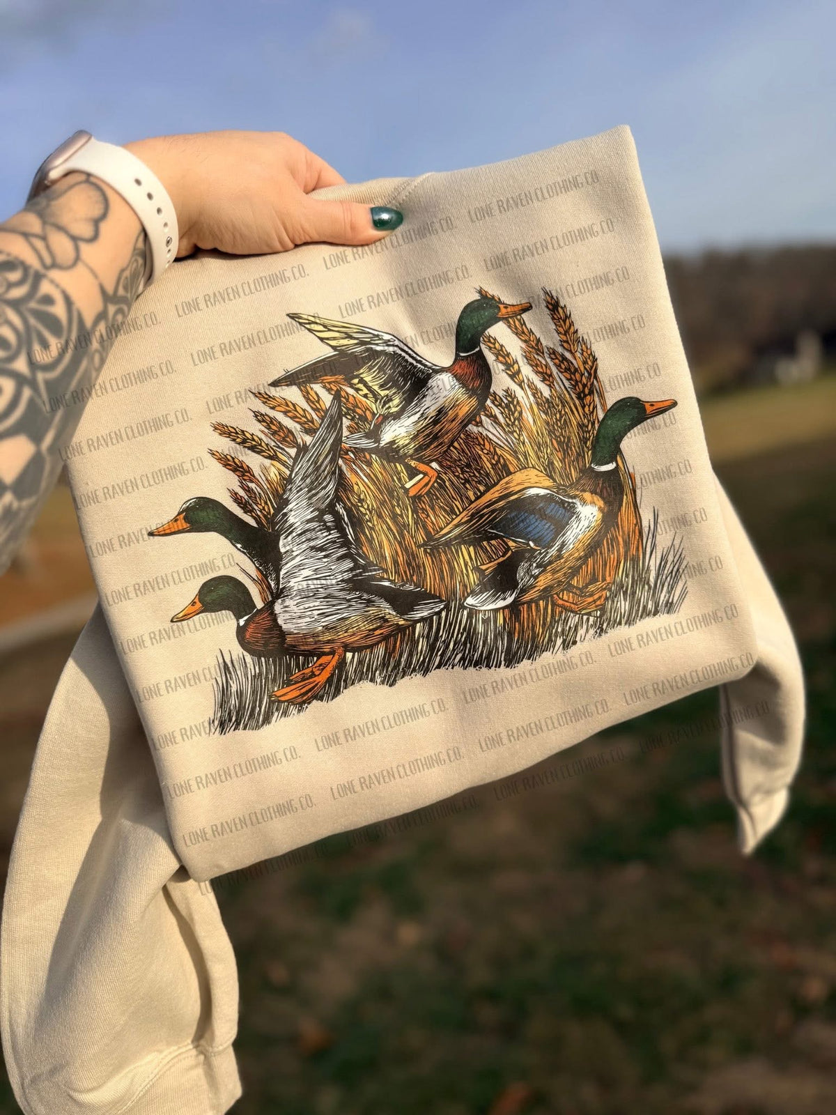 Duck scene