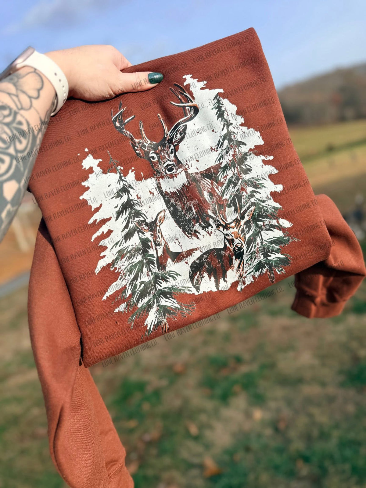 Winter deer