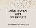 Lone Raven gift card