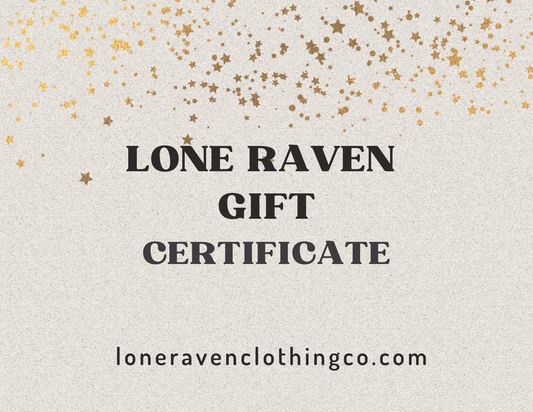 Lone Raven gift card