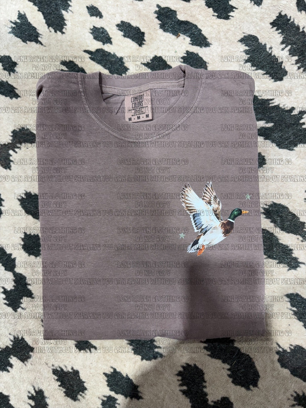 Mallard tee front + back