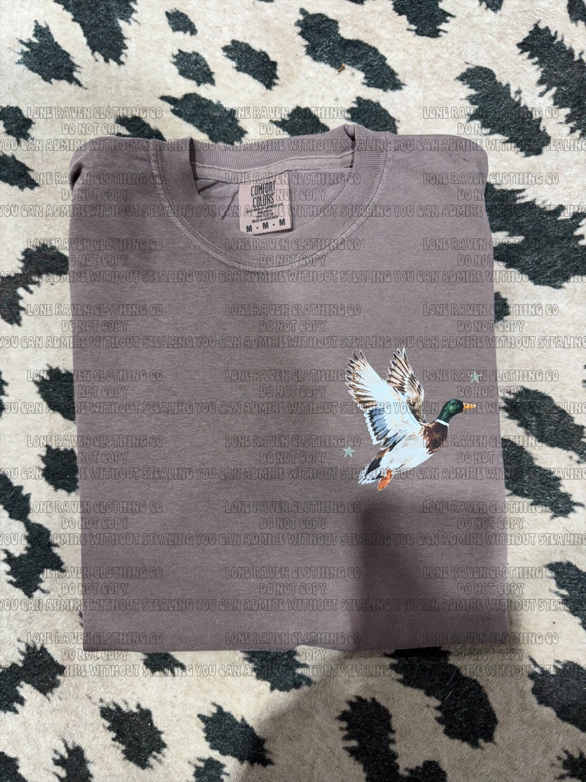 Mallard tee front + back