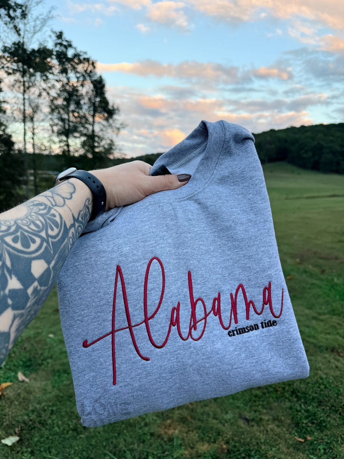 Team embroidered
