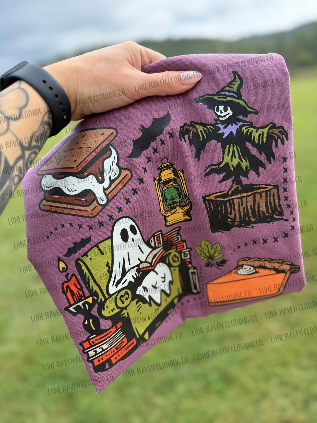 Spooky fall collage