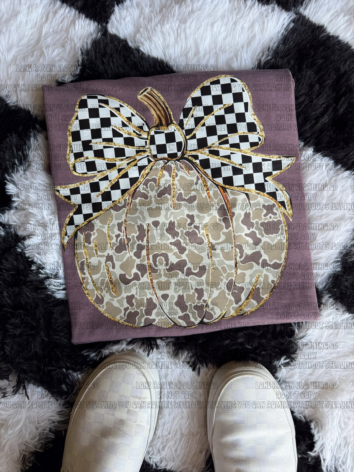 Camo check pumpkin