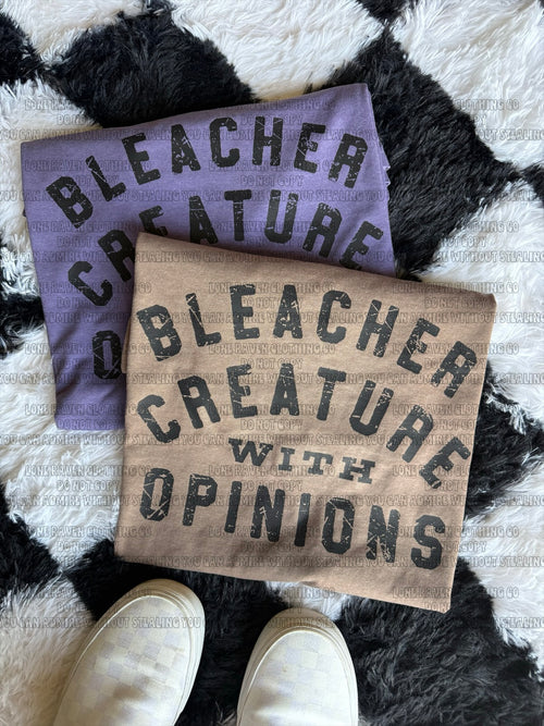 Bleacher creature with opinions