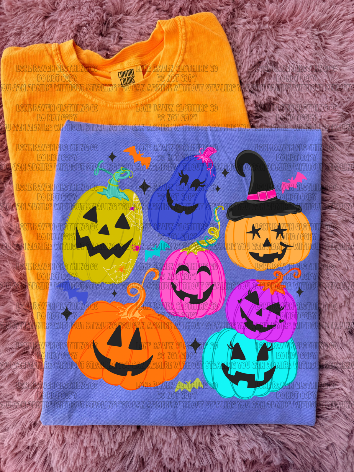 Colorful pumpkin collage