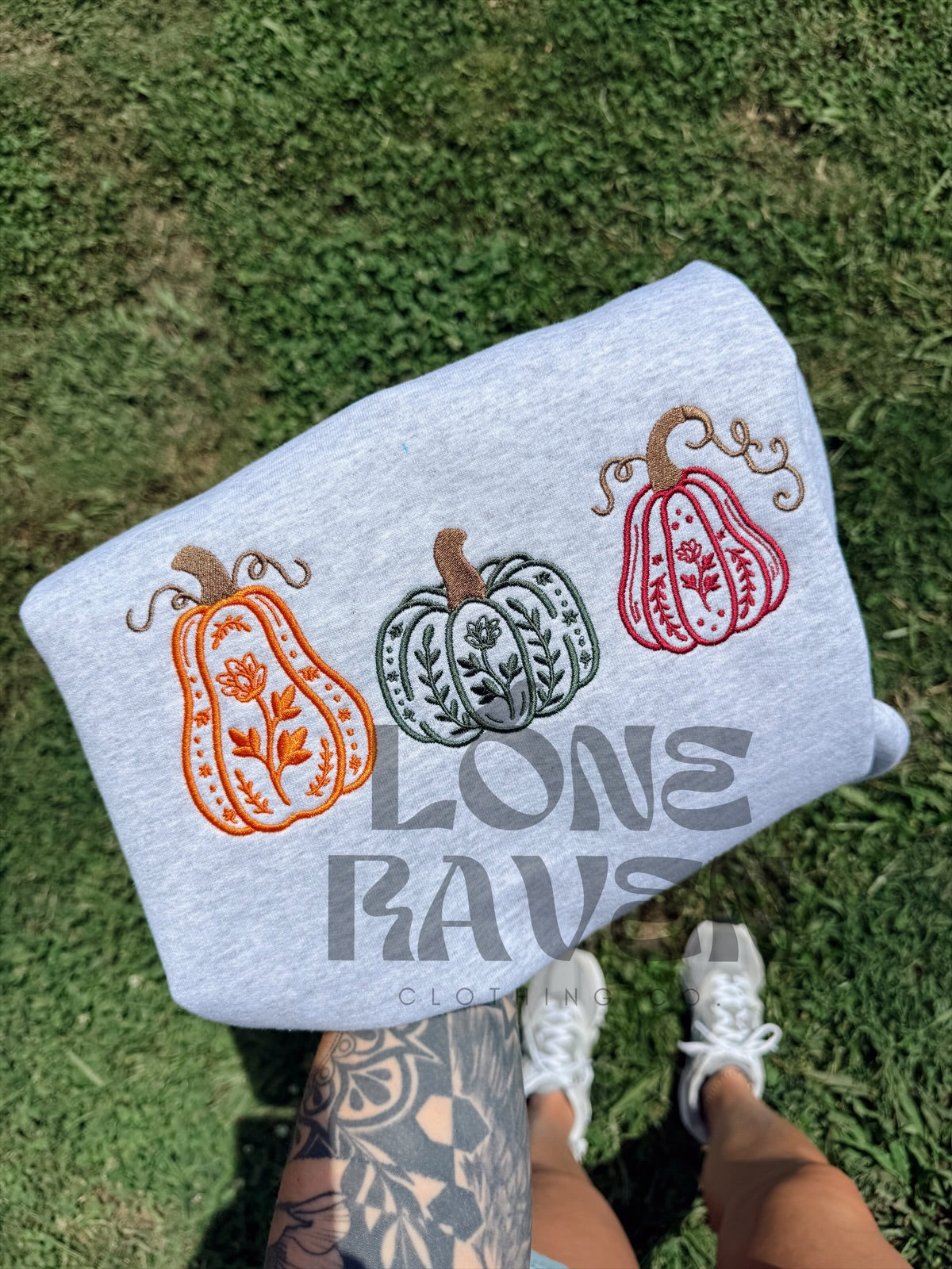 Pumpkin trio sweatshirt