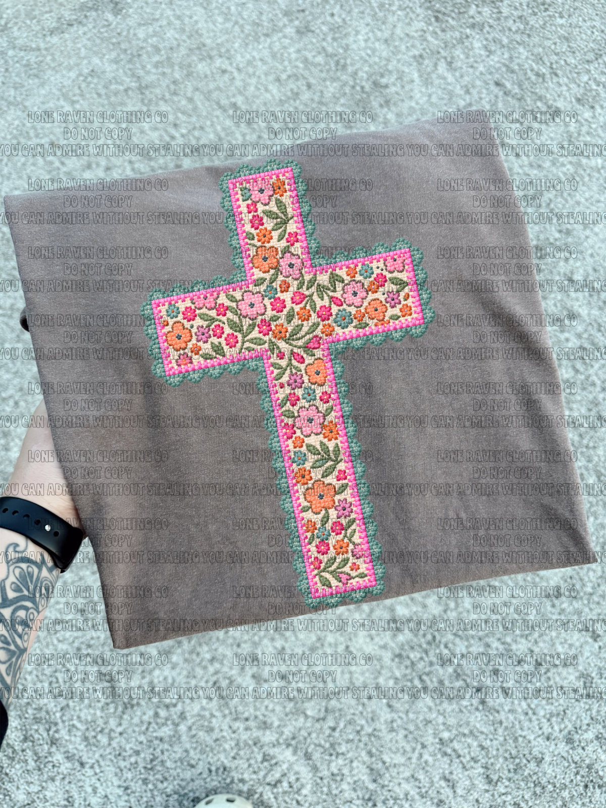 Cross stitch cross