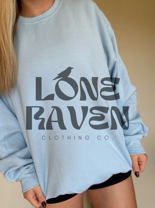 Light blue Gildan sweatshirt