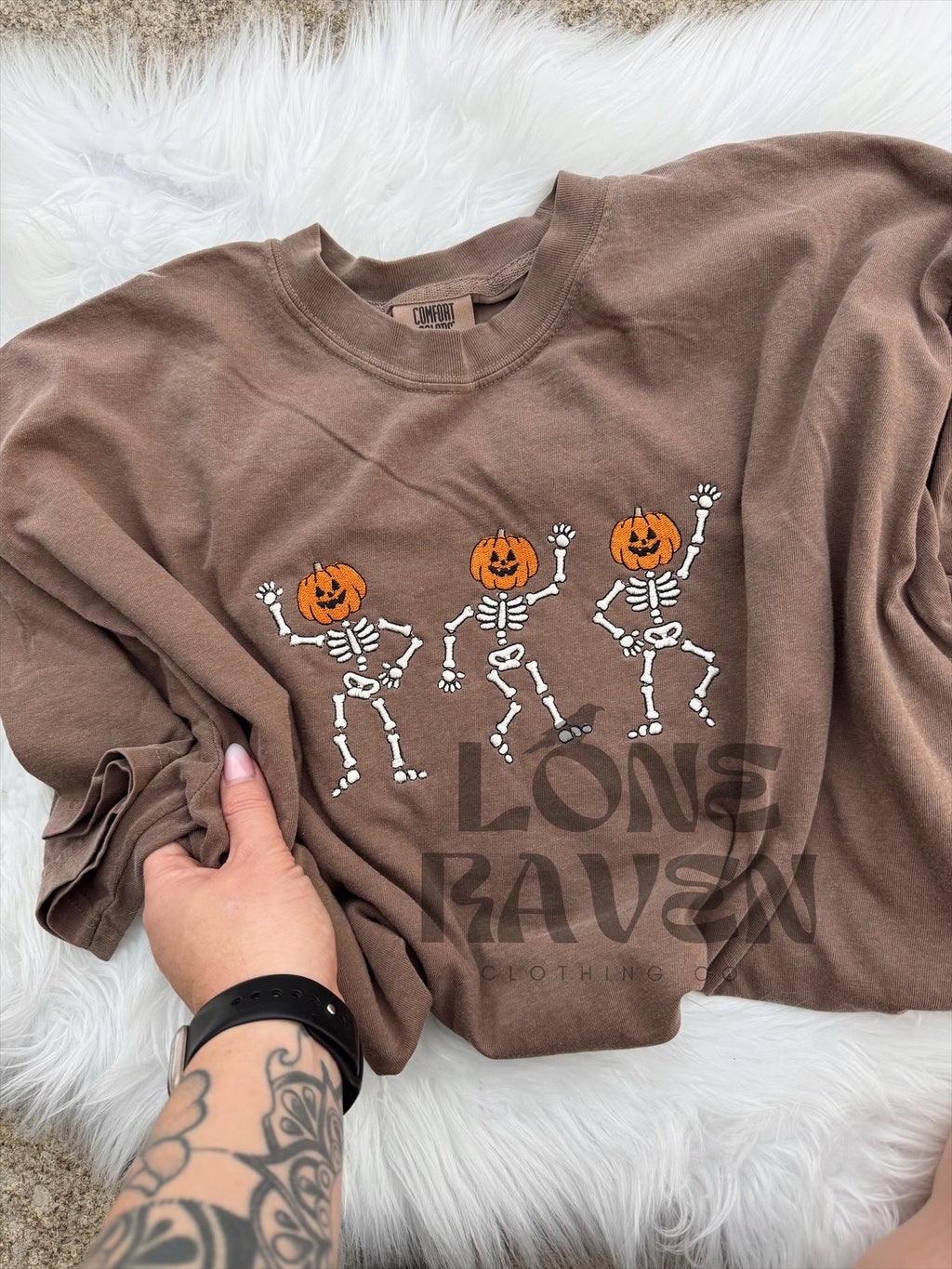 Pumpkin skelly tee