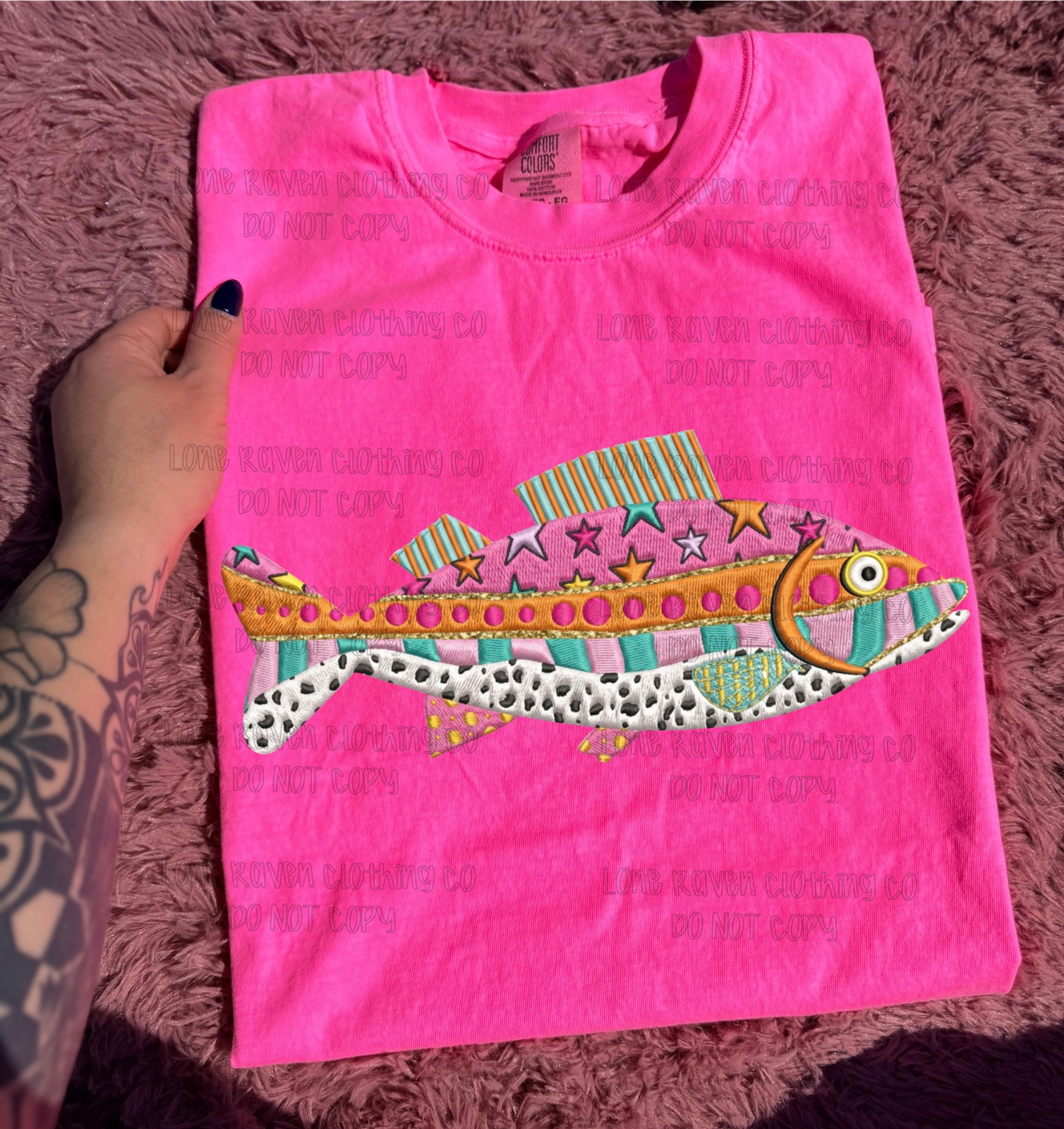 Sewn fish