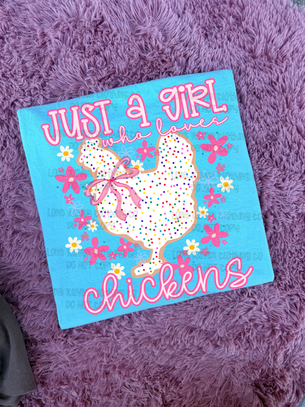 Just a girl who loves chickens