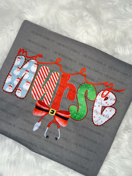 Merry nurse (long sleeve tee)