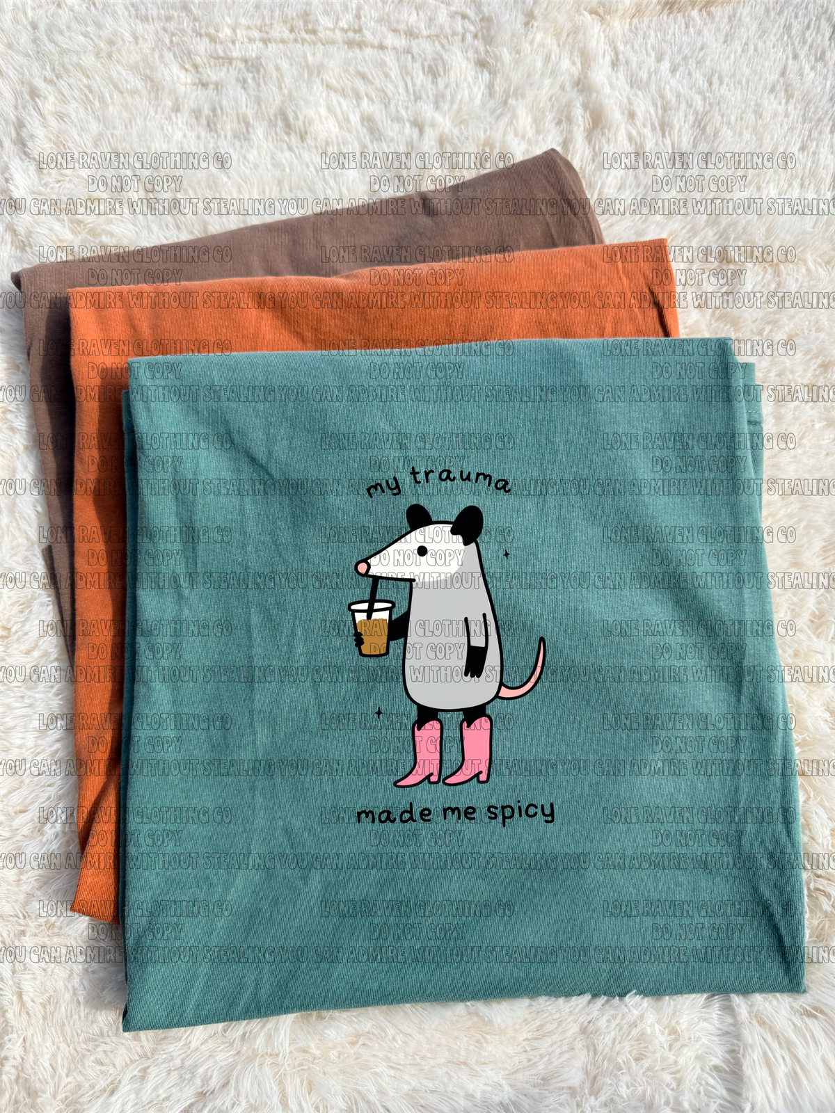 MYSTERY COLOR TEE - small design :)