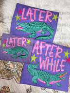 Later gator front + back