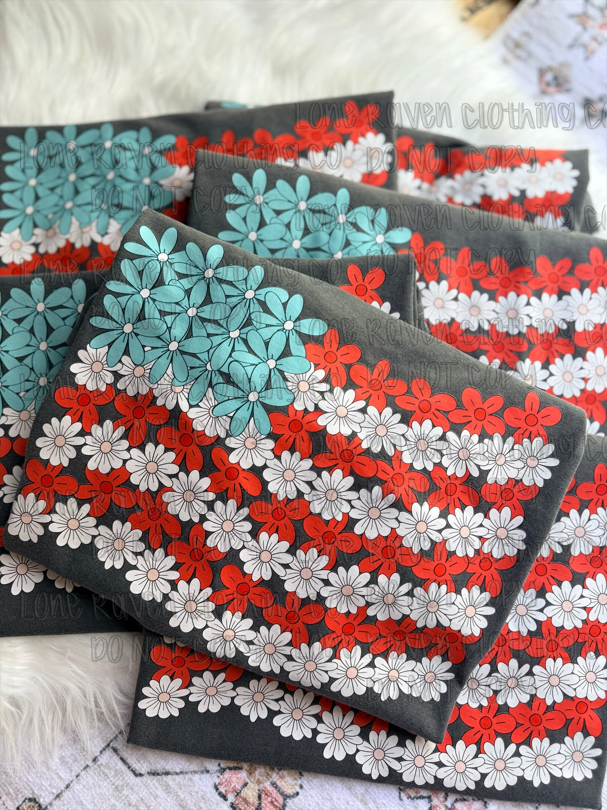 Floral flag