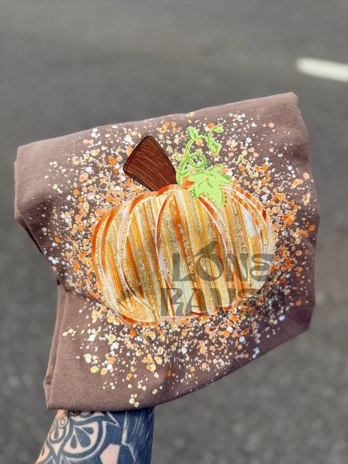 Pumpkin splatter