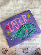 Later gator front + back