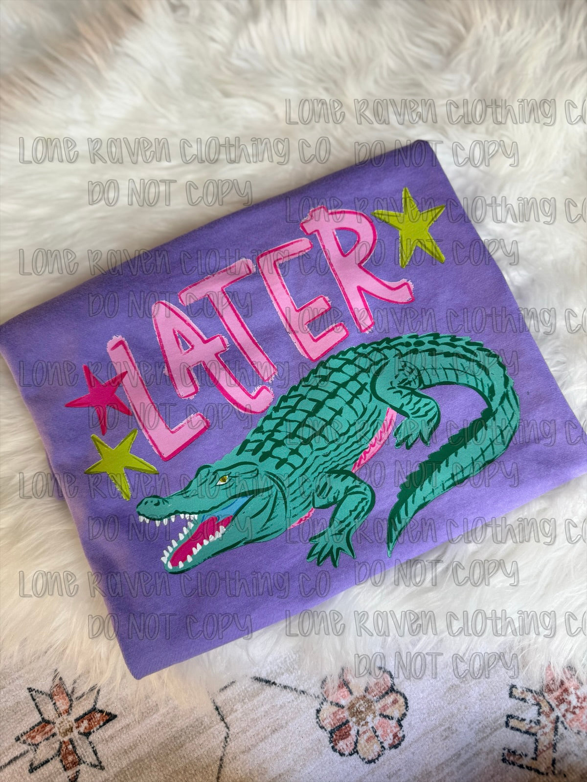 Later gator front + back