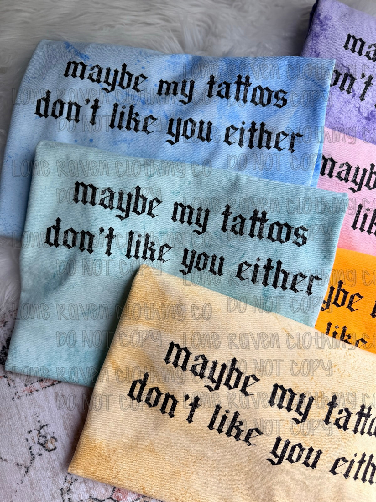 My tattoos don’t like you either