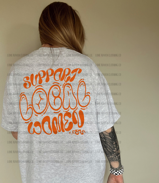 Support local women ( w front pocket)