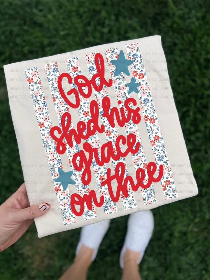 God shed his grace
