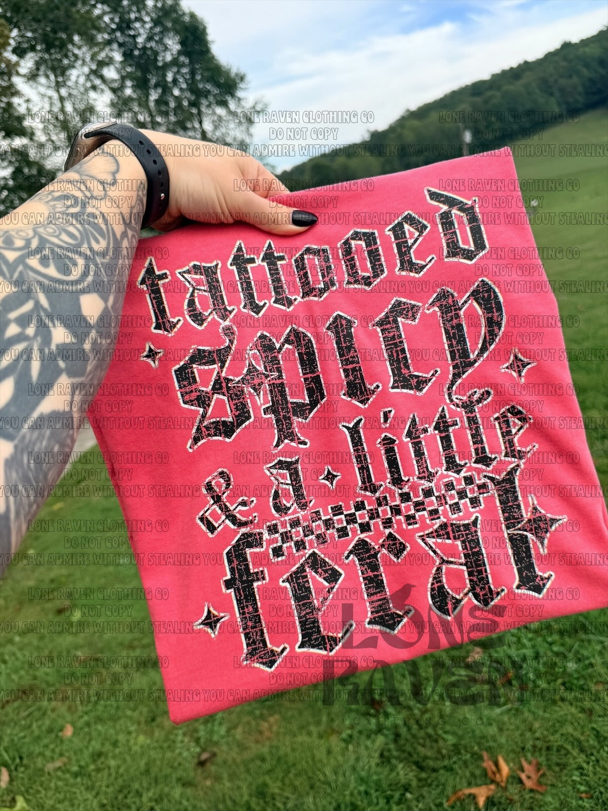 Tattooed spicy and a little feral ￼