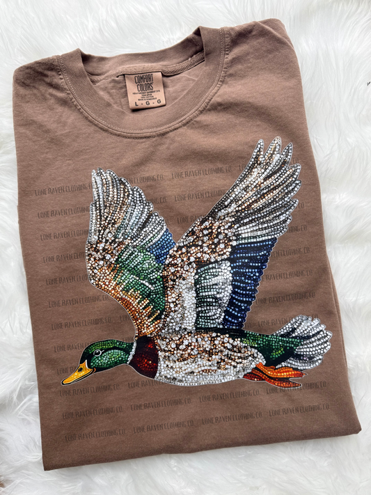 Rhinestone mallard