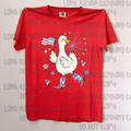 Patriotic goose