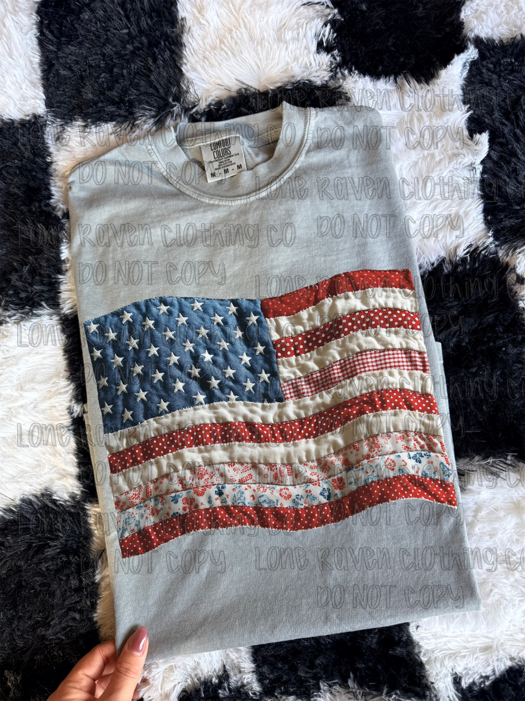 Quilted flag