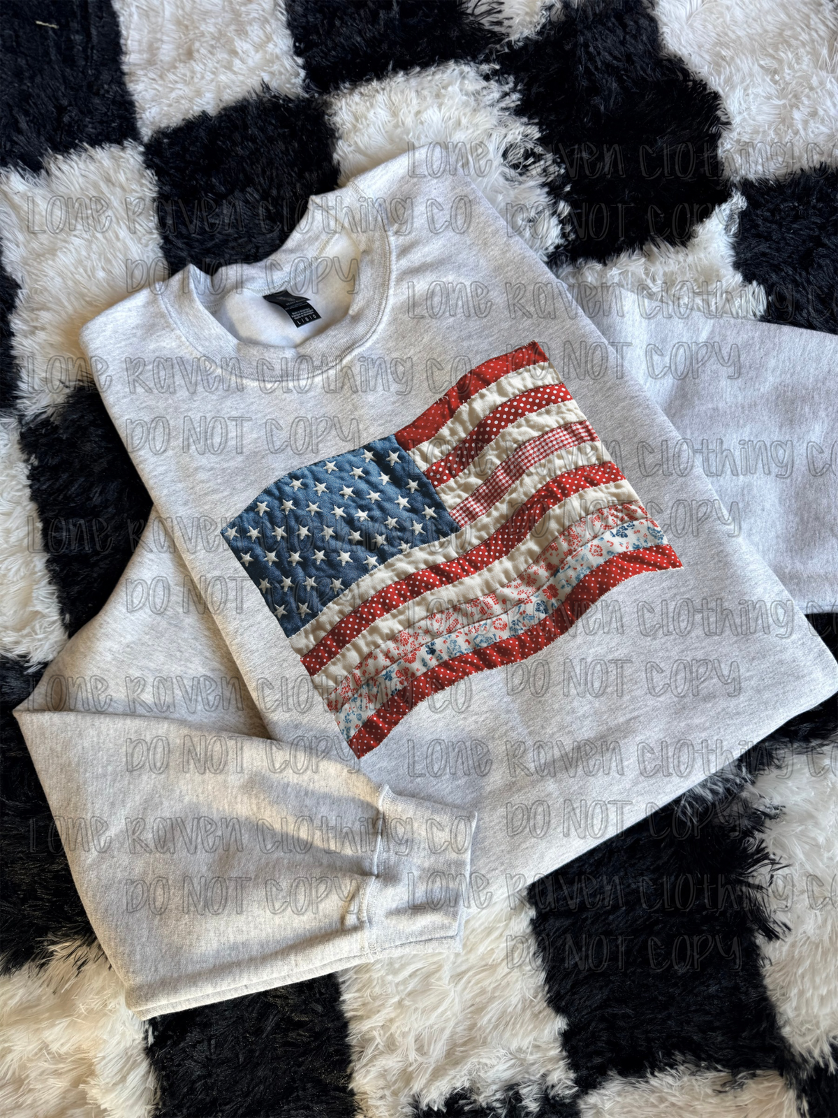 Quilted flag