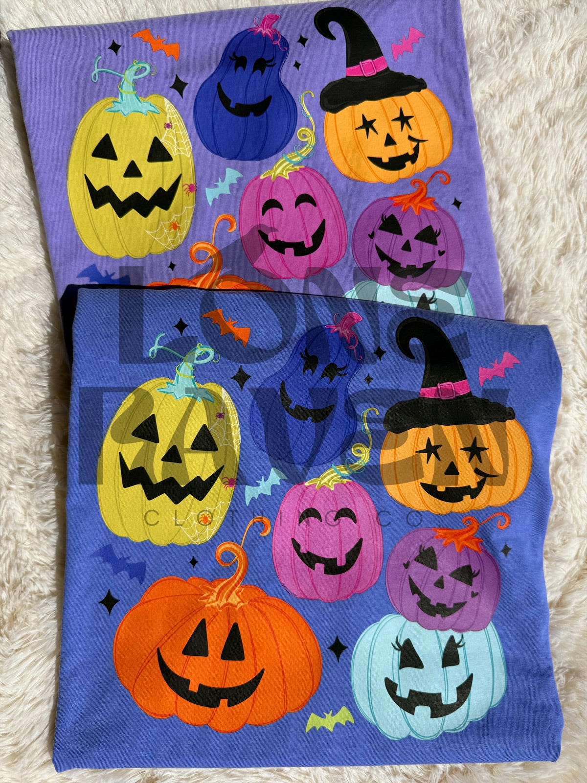 Colorful pumpkin collage