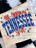 American Tennessee girl