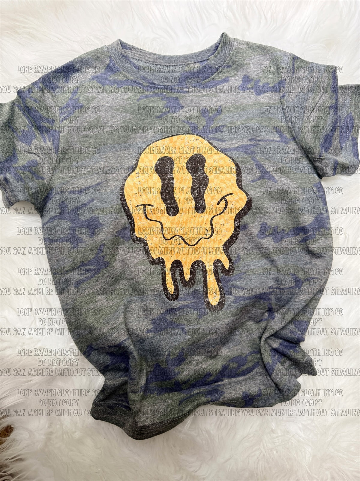 Camo drip smiley