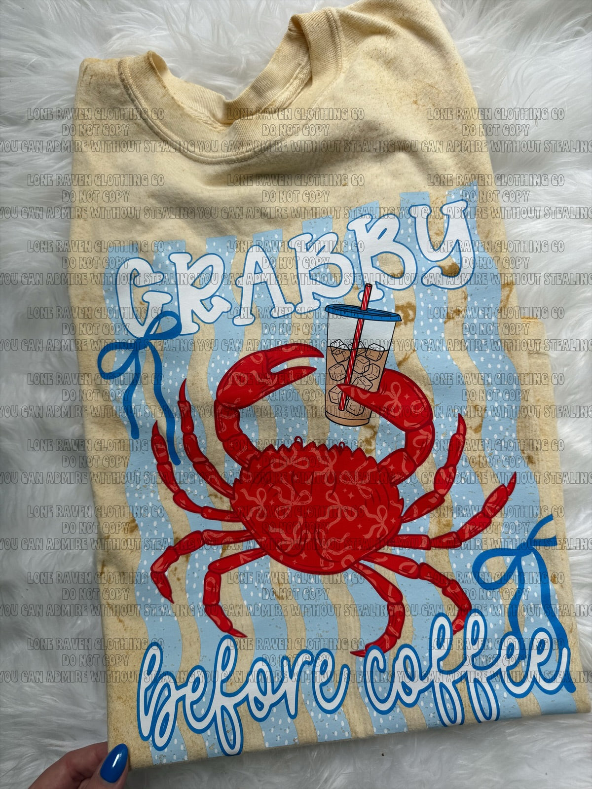 Crabby before coffee