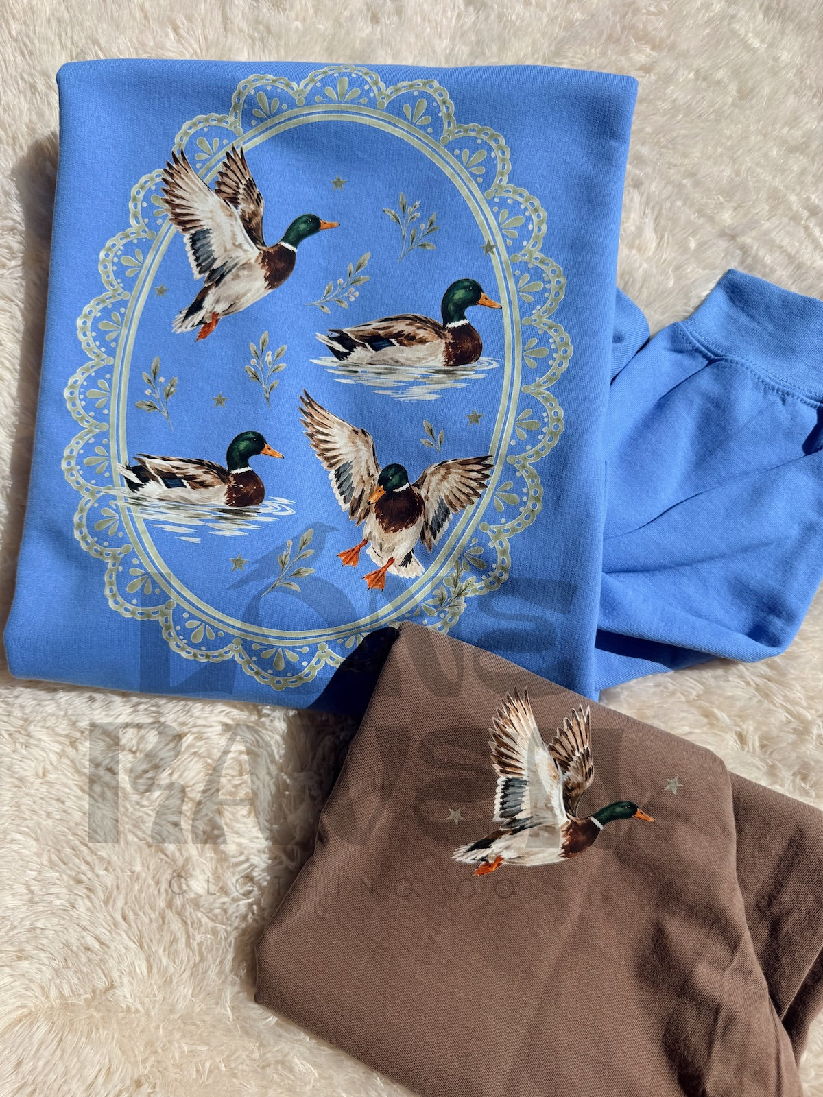 Mallard tee front + back