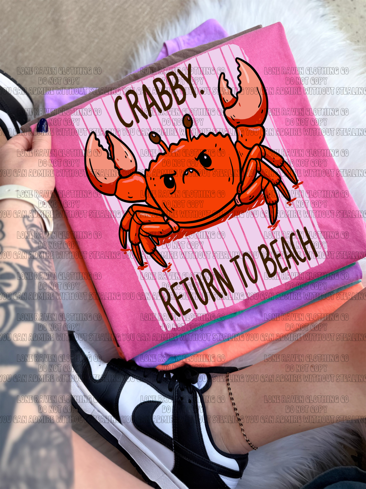 Crabby - return to beach