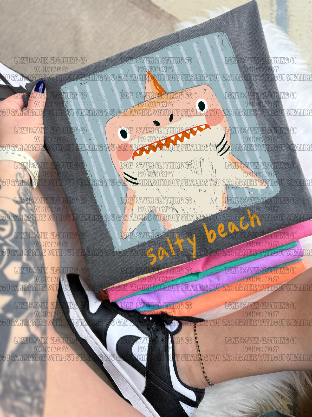 Salty beach