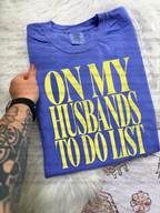 On my husbands do to