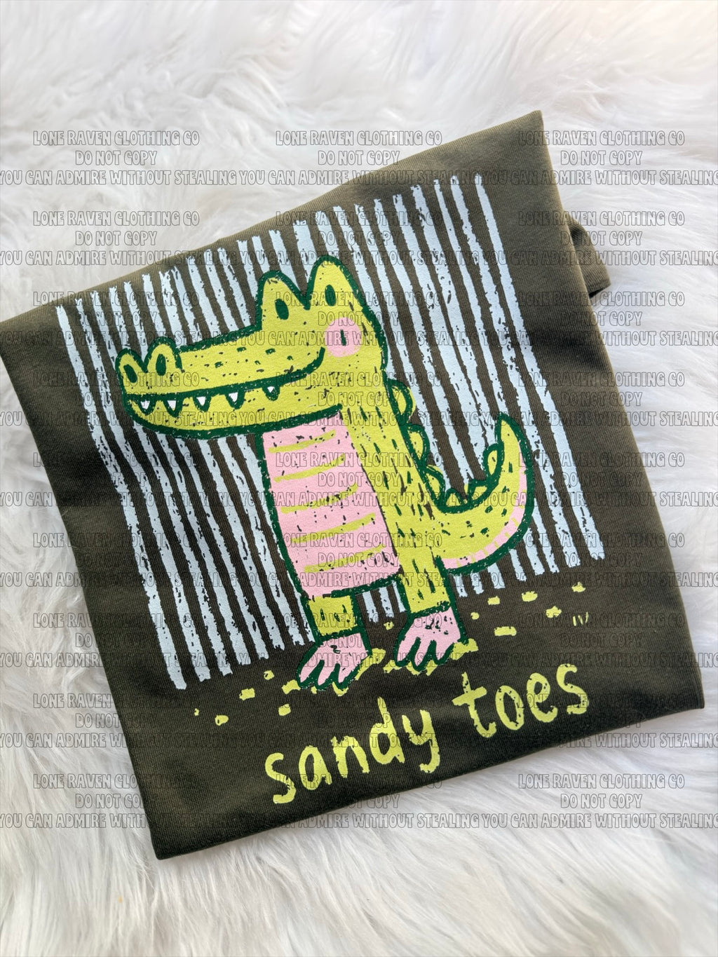 Sandy toes